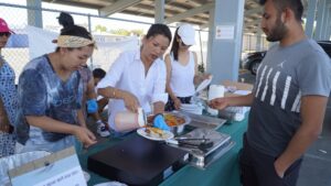 HSC members volunteering during Labor Day